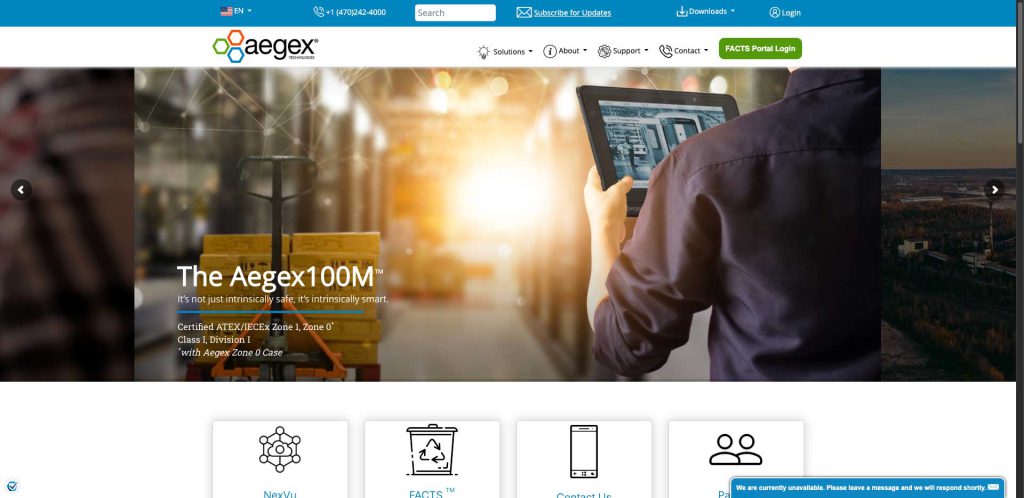 The Aegex home page on the original implementation